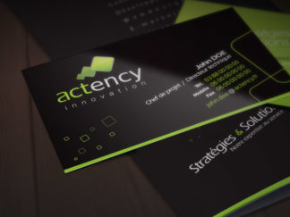 Création logo, web et print Actency