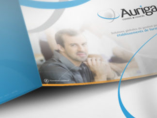 Création web et print pour Auriga