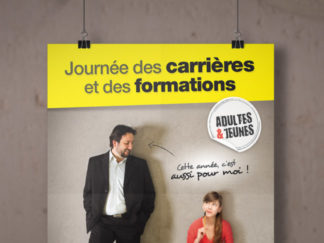 Création affiche et flyer Journée des Carrières