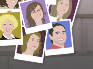 Création graphique cartes de voeux Maison de l'Emploi