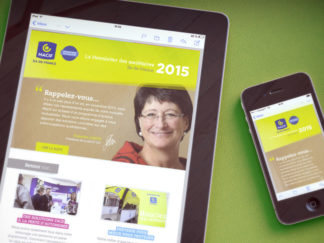 Webdesign newsletter MACIF Île-de-France